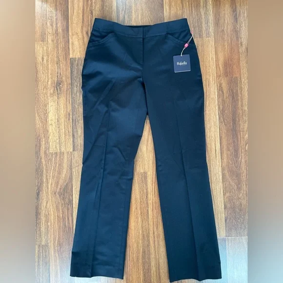 Rafaella | Pants & Jumpsuits | Nwt Rafaella Womens Curvy Midnight Navy  Modern Fit Dress Pants | Poshmark